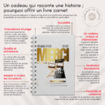 Carnet/livre directrice d'école personnalisé thème cinéma