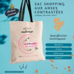 Cadeau maîtresse, sac shopping merci de cultiver les esprits