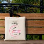 Cadeau maîtresse, sac shopping merci de cultiver les esprits