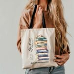 Cadeau maîtresse, sac personnalisé livre
