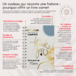 Carnet/livre notebook thank you pour un Maître