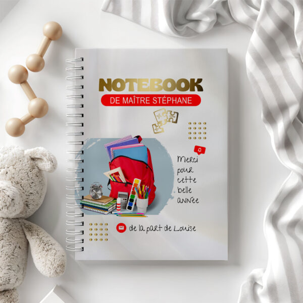 Notebook Maître merci pour cette belle année