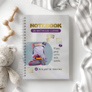Notebook maîtresse merci pour cette belle année
