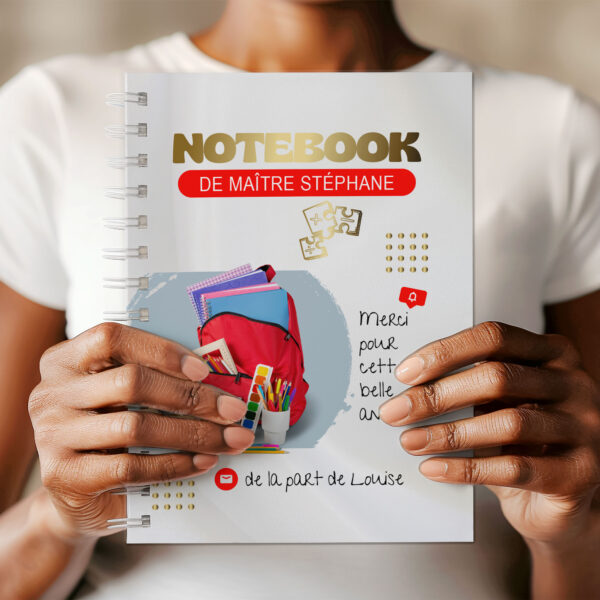 Notebook Maître merci pour cette belle année