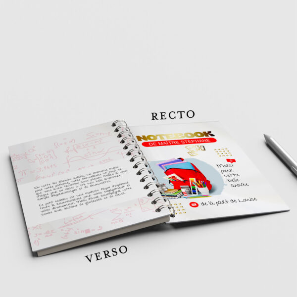 Notebook Maître merci pour cette belle année